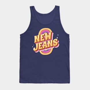 New jeans ADOR typography Morcaworks Tank Top